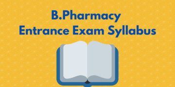 B.Pharmacy Entrance Exam Syllabus 