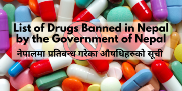 List of Drugs Banned in Nepal by the Government of Nepal