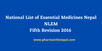 National List of Essential Medicines Nepal - NLEM