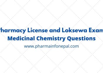 Pharmacy License and Loksewa Exam Medicinal Chemistry Questions