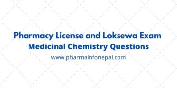 Pharmacy License and Loksewa Exam Medicinal Chemistry Questions