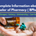 Complete Information about Bachelor of Pharmacy ( BPharm) in Nepal