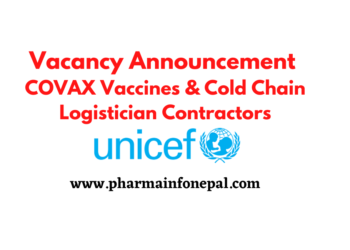 Vacancy Announcement COVAX Vaccines and Cold Chain Logistician Contractors UNICEF