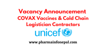 Vacancy Announcement COVAX Vaccines and Cold Chain Logistician Contractors UNICEF