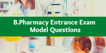 B.Pharmacy Entrance Exam Model Questions