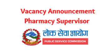 Loksewa Aayog Pharmacy Supervisor Vacancy Announcement
