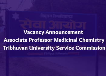 Vacancy Announcement Associate Professor Medicinal Chemistry