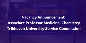 Vacancy Announcement Associate Professor Medicinal Chemistry