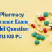 B.Pharmacy Entrance Exam Model Question TU KU PU
