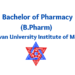 Bachelor of Pharmacy(B.Pharm) Tribhuvan University IOM 