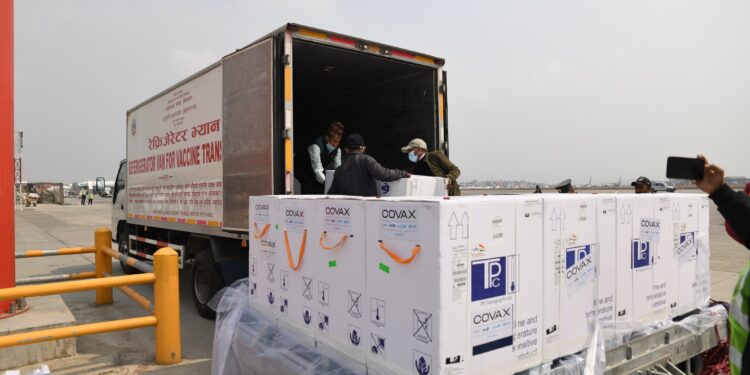 Nepal has Received the First Round of Vaccine Against Covid-19 Under Covax Facility