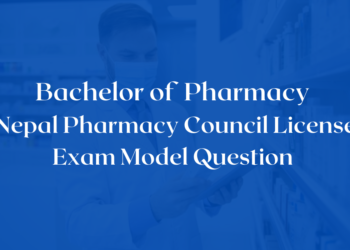 B Pharmacy License Exam Model Question