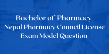 B Pharmacy License Exam Model Question
