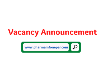Vacancy Announcement for Pharmacy Assistant 