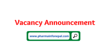 Vacancy Announcement for Pharmacy Assistant 