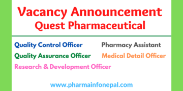 Vacancy Announcement Quest Pharmaceuticals 