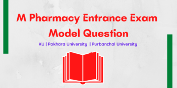 M Pharmacy Entrance Exam Model Question