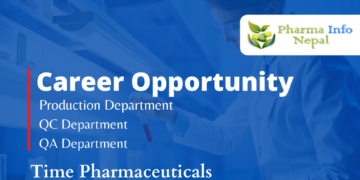Vacancy Announcement for Pharmacist Time Pharmaceuticals 