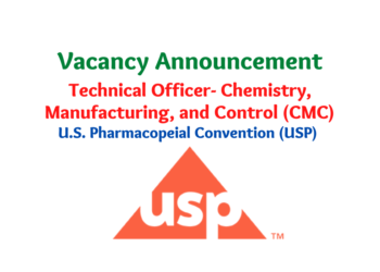 Vacancy Announcement for Technical Officer- Chemistry, Manufacturing, and Control (CMC)