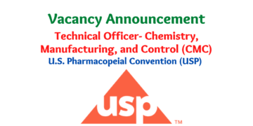 Vacancy Announcement for Technical Officer- Chemistry, Manufacturing, and Control (CMC)
