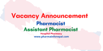 Vacancy Announcement for Pharmacist and Assistant Pharmacist at Various Hospitals 