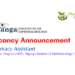 Vacancy Announcement for Pharmacy Assistant Tilganga Institute of Ophthalmology