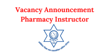 Vacancy Announcement for Pharmacist at CTEVT Colleges 
