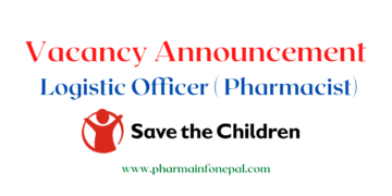 Vacancy Announcement for Logistic Officer at Save the Children Nepal