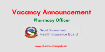 Vacancy Announcement for Pharmacist Health Insurance Board Nepal 