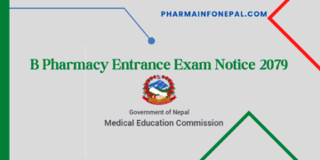 B Pharmacy Entrance Exam Notice 2079