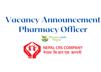 Vacancy Announcement for Pharmacy Officer