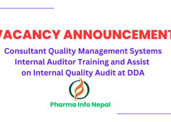 Vacancy Announcement for Consultant Quality Management Systems Internal Auditor Training and Assist on Internal Quality Audit at DDA