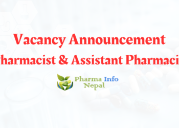Vacancy Announcement Pharmacist and Assistant Pharmacist