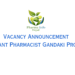 Vacancy Announcement for Assistant Pharmacist Gandaki Province