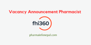 Vacancy Announcement for Pharmacist at fhi 360