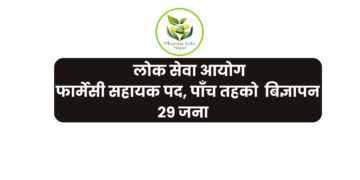 Vacancy Announcement Loksewa Aayog Pharmacy Supervisor