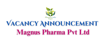 Vacancy Announcement Magnus Pharma Pvt Ltd