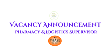 Vacancy Announcement for Pharmacy & Logistics Supervisor PHASE Nepal