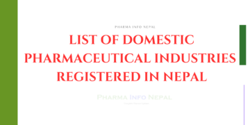 List of Domestic Pharmaceutical Industries Registered in Nepal