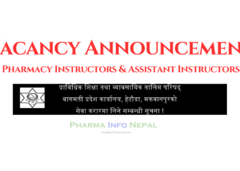 Bagmati Province CTEVT Announces Vacancies for Pharmacy Instructors and Assistant Instructors