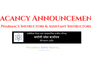 Karnali Province CTEVT Announces Vacancies for Pharmacy Instructors and Assistant Instructors