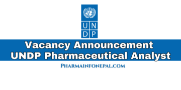 Vacancy Announcement UNDP Pharmaceutical Analyst