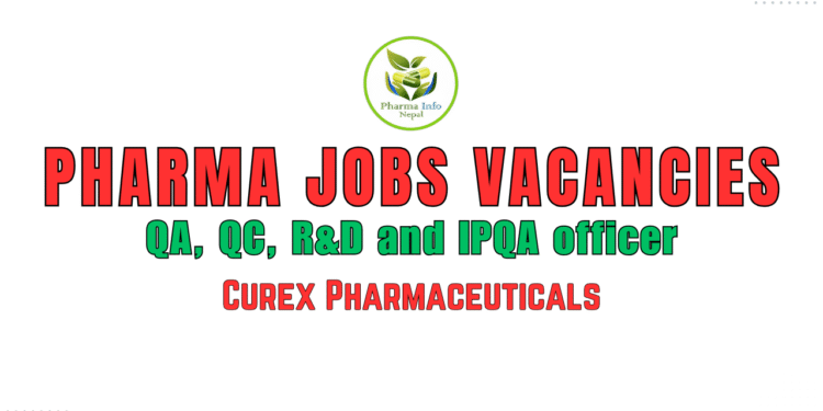 Vacancy Announcement for Pharmacist Curex Pharmaceuticals