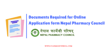 Documents Required for Online Application form Nepal Pharmacy Council