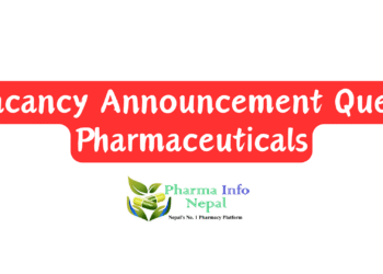 Vacancy Announcement Quest Pharmaceuticals