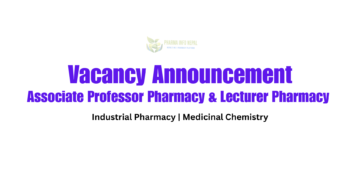 Vacancy Announcement for Pharmacy Associate Professor and Lecturer Position