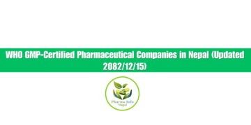 WHO GMP-Certified Pharmaceutical Companies in Nepal (Updated 2082/12/15)
