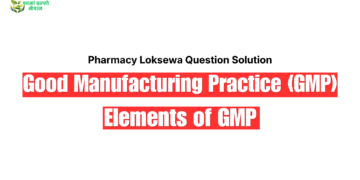 Good Manufacturing Practice (GMP) and Elements of GMP