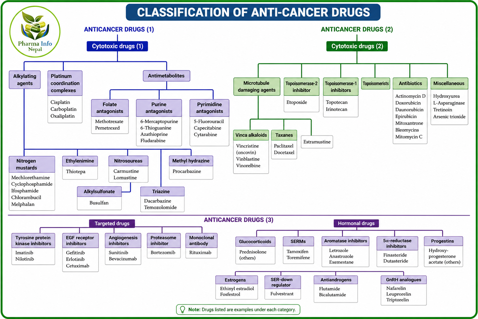 Classification of Anti-Cancer Drugs