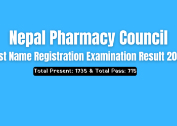 Nepal Pharmacy Council: 31st Name Registration Examination Result 2026